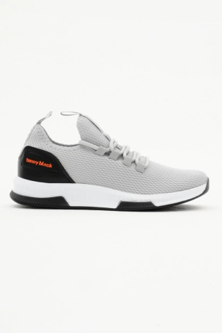 Men Women Smoked Gray Breathable Lightweight Mesh Running Sneakers